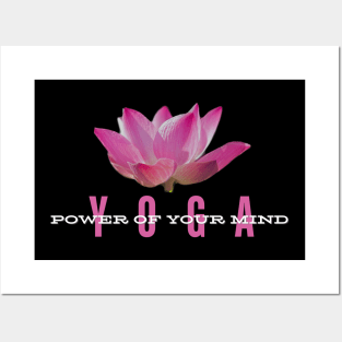 Yoga the power of your mind Posters and Art